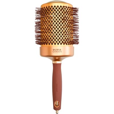 Olivia Garden Expert Blowout Shine Crimped Bristles gold & braun Ø 80 mm Olivia Garden Expert Blowout Shine Crimped Bristles gold & braun Ø 80 mm