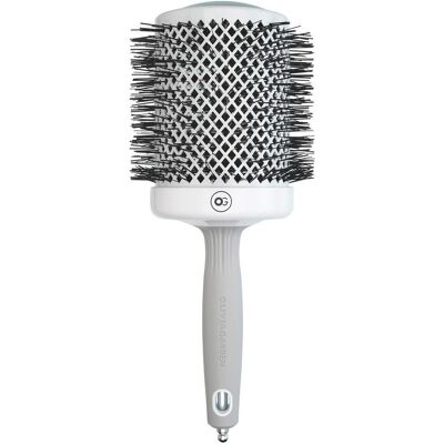 Olivia Garden Expert Blowout Shine Weiß & Grau Ø 80 mm Olivia Garden Expert Blowout Shine Weiß & Grau Ø 80 mm