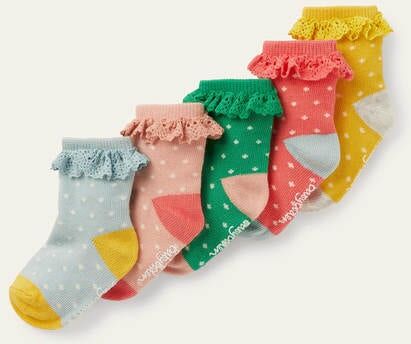 Mini Mehrfarbig Rüschensocken im 5er-Pack Baby Baby Boden, 104, Multi