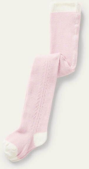 Mini Provence-Altrosa Strumpfhose mit lochstickerei Baby Baby Boden, 98, Pink