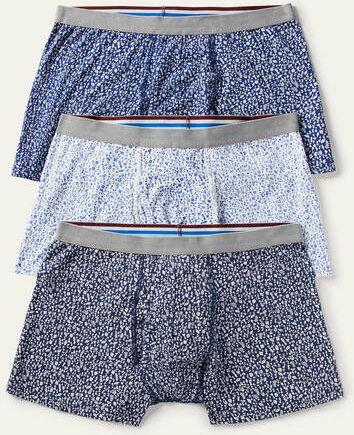 Boden Blautöne, Waldmotiv/Blumen, Set Jersey-Boxershorts im 3er-Pack Herren Boden, XL, Blues Woodland Floral Pack Boden Blautöne, Waldmotiv/Blumen, Set Jersey-Boxershorts im 3er-Pack Herren Boden, XL, Blues Woodland Floral Pack