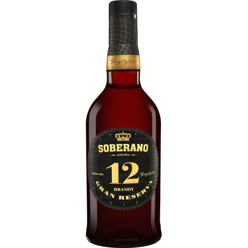 Brandy González Byass »Soberano« 12 Jahre - 0,7 L. Gran Reserva 38% Vol. Brandy aus Spanien