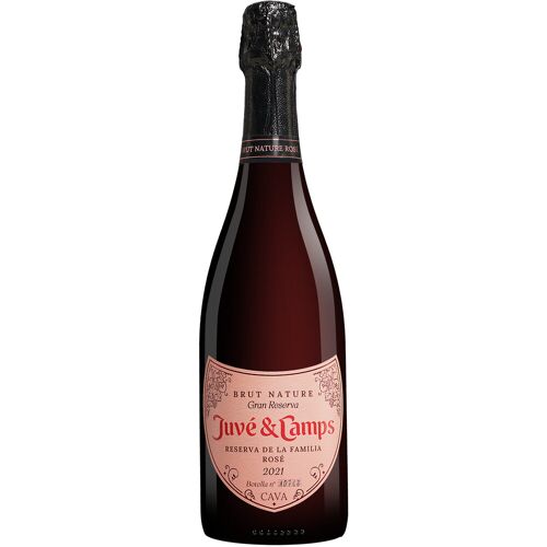 Juvé y Camps Reserva de la Familia Rosé Gran Reserva Brut Nature 2021 12% Vol. Sehr Trocken aus Spanien