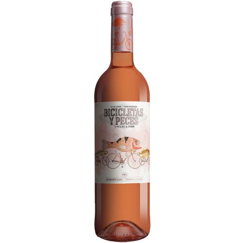 Celler Tianna Negre Bicicletas y Peces Tempranillo Rosado 2024 13.5% Vol. Roséwein Trocken aus Spanien