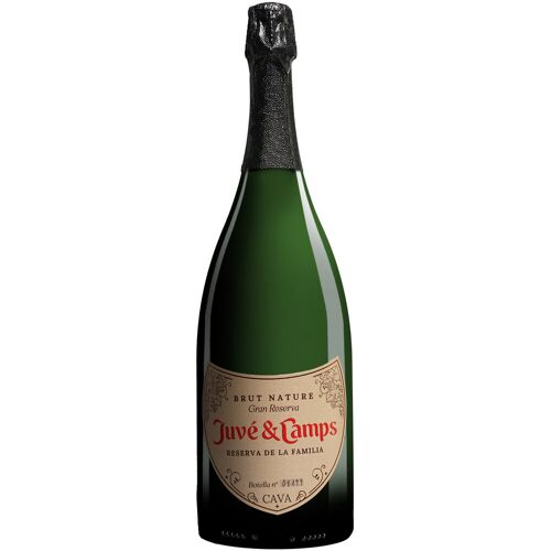 Juvé y Camps Cava »Reserva de la Familia« Brut Nature Gran Reserva - 1,5 L. Magnum 2021 12% Vol. Sehr Trocken aus Spanien