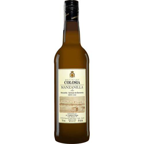 Gutiérrez Colosía Gutiérrez-Colosía Manzanilla 15% Vol. Sherry Trocken aus Spanien