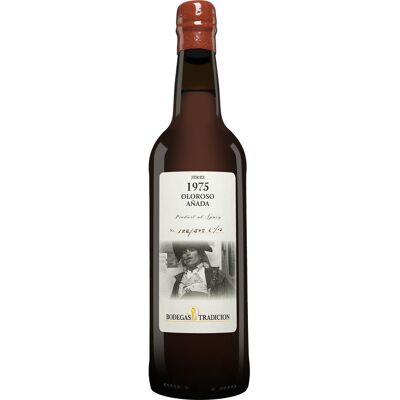 Tradición Oloroso Vintage - 0,75 L. 1975 20% Vol. Sherry Trocken aus Spanien Tradición Oloroso Vintage - 0,75 L. 1975 20% Vol. Sherry Trocken aus Spanien