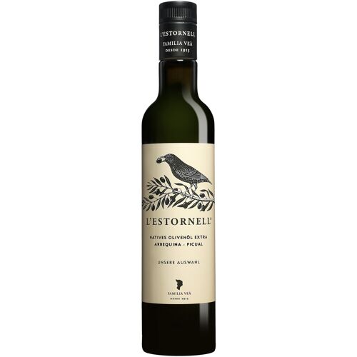 L'Estornell Olivenöl Arbequina - Picual - 0,5 L. aus Spanien