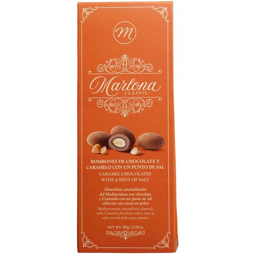 Marlona Almonds Chocolates Salted Caramel - 80g aus Spanien