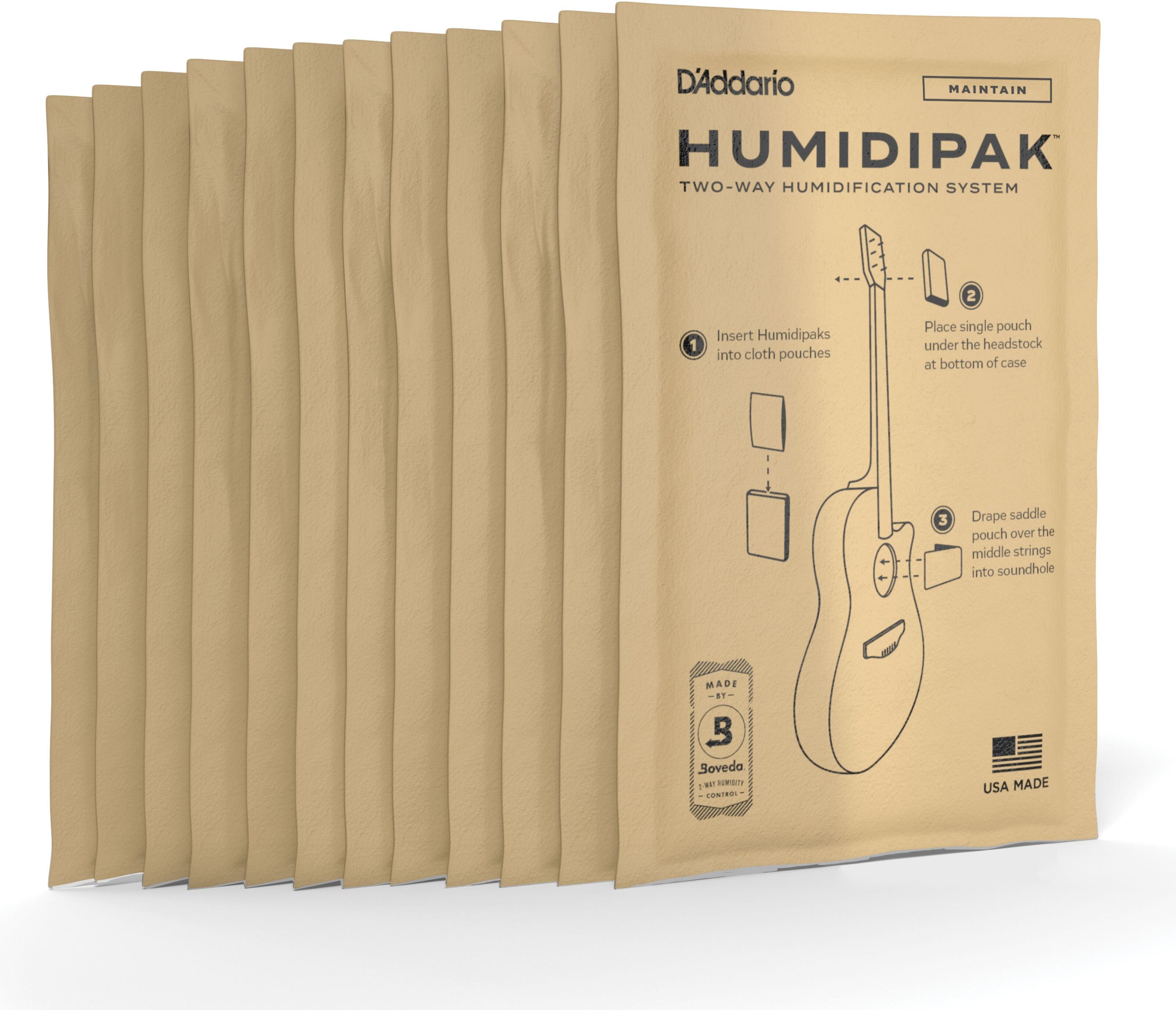 D'Addario - PW-HPRP-12 Humidification Replacement 12er Pack