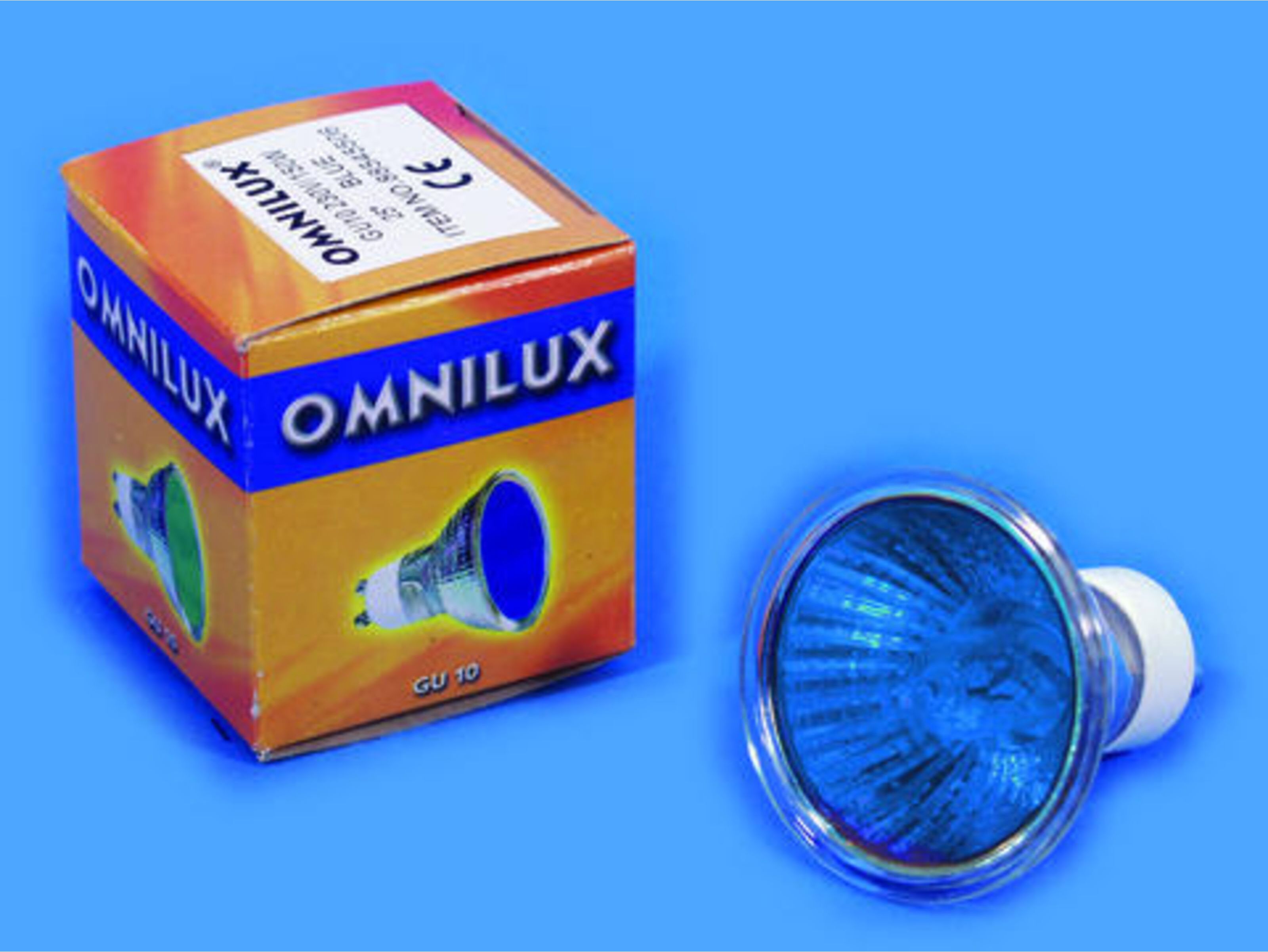 Omnilux - GU-10 230V/35W 1500h blau