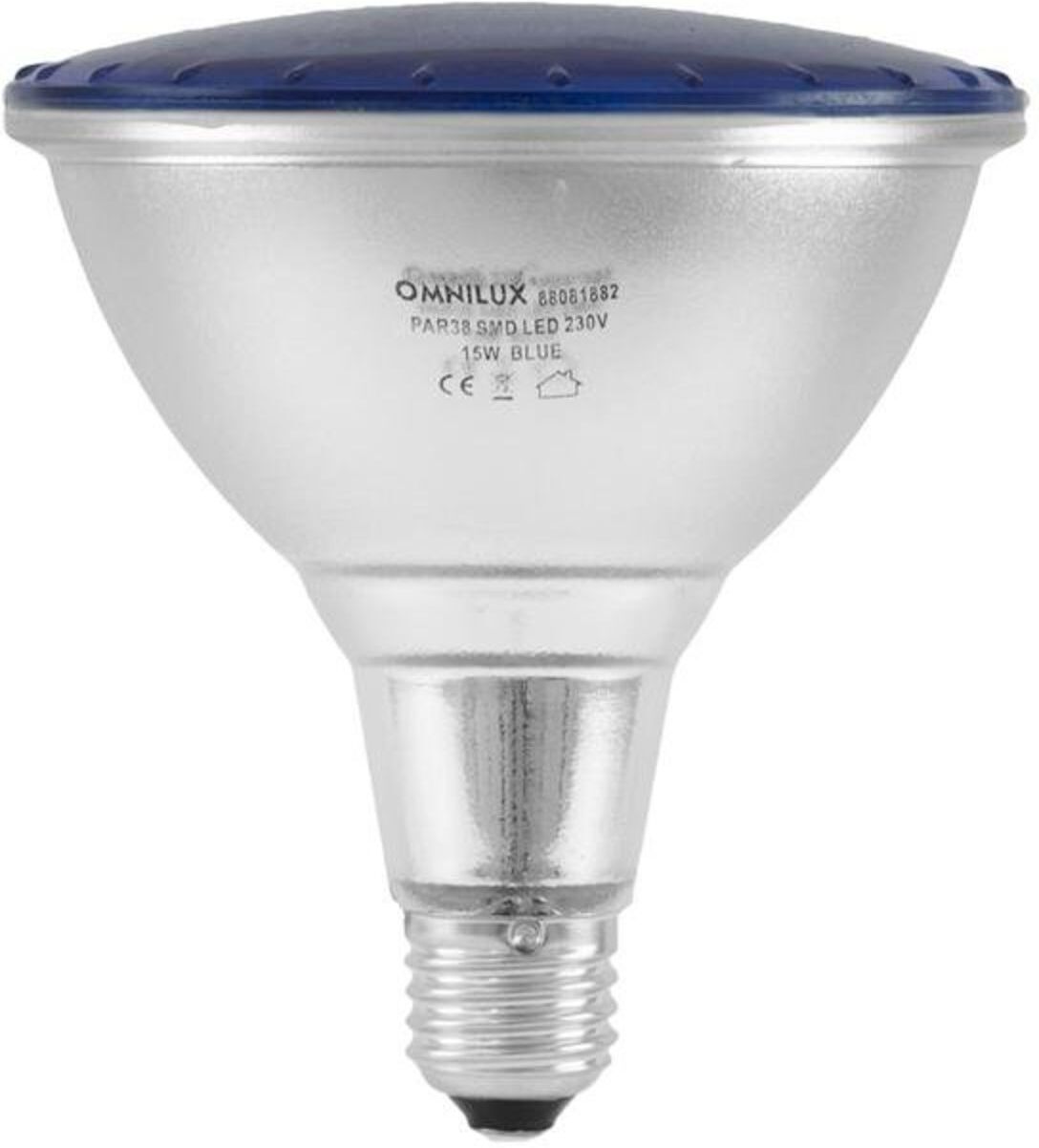 Omnilux - PAR-38 230V SMD 15W E-27 LED blau