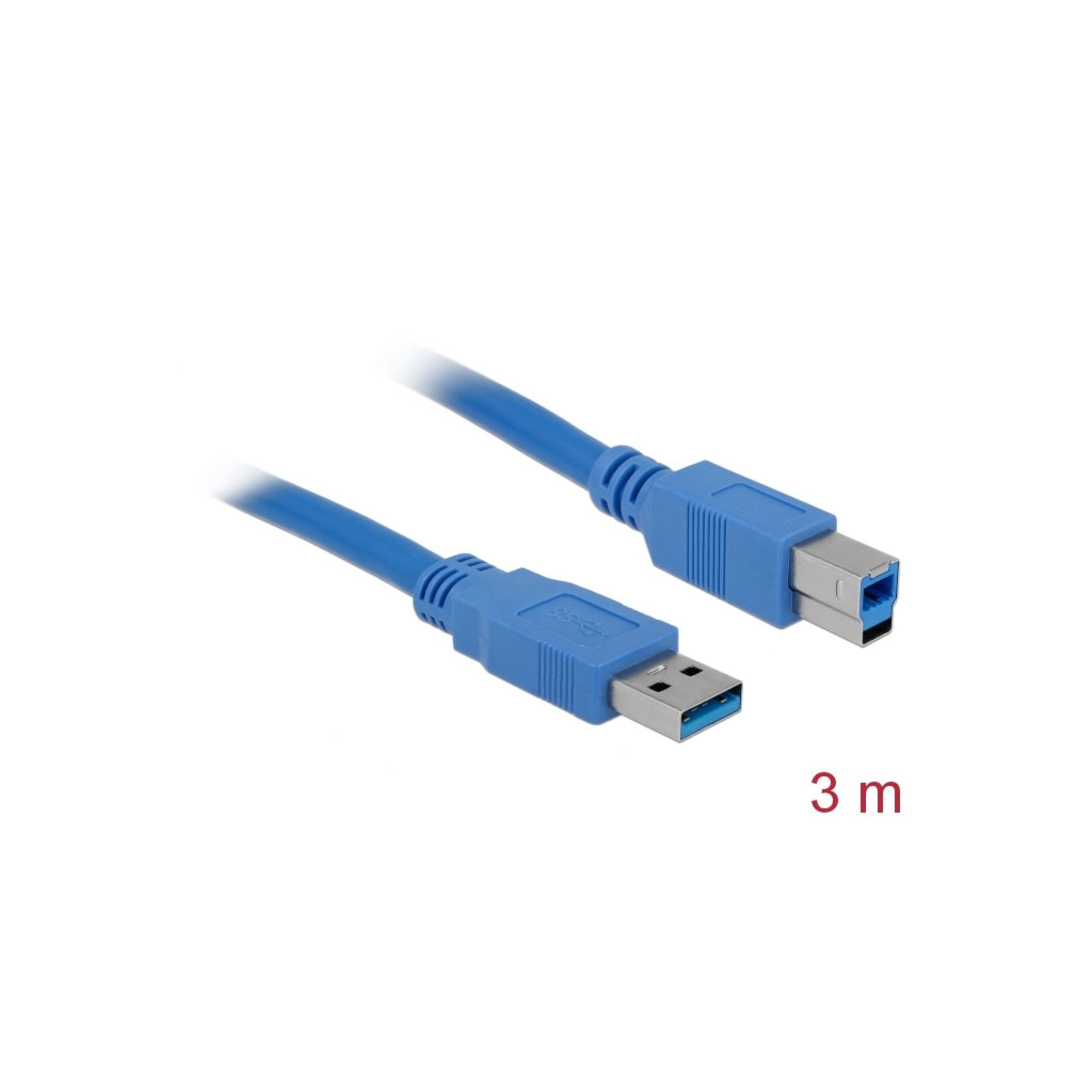 DELOCK - Kabel USB 3.0 Typ-A Stecker  USB 3.0 Typ-B Stecker 3m