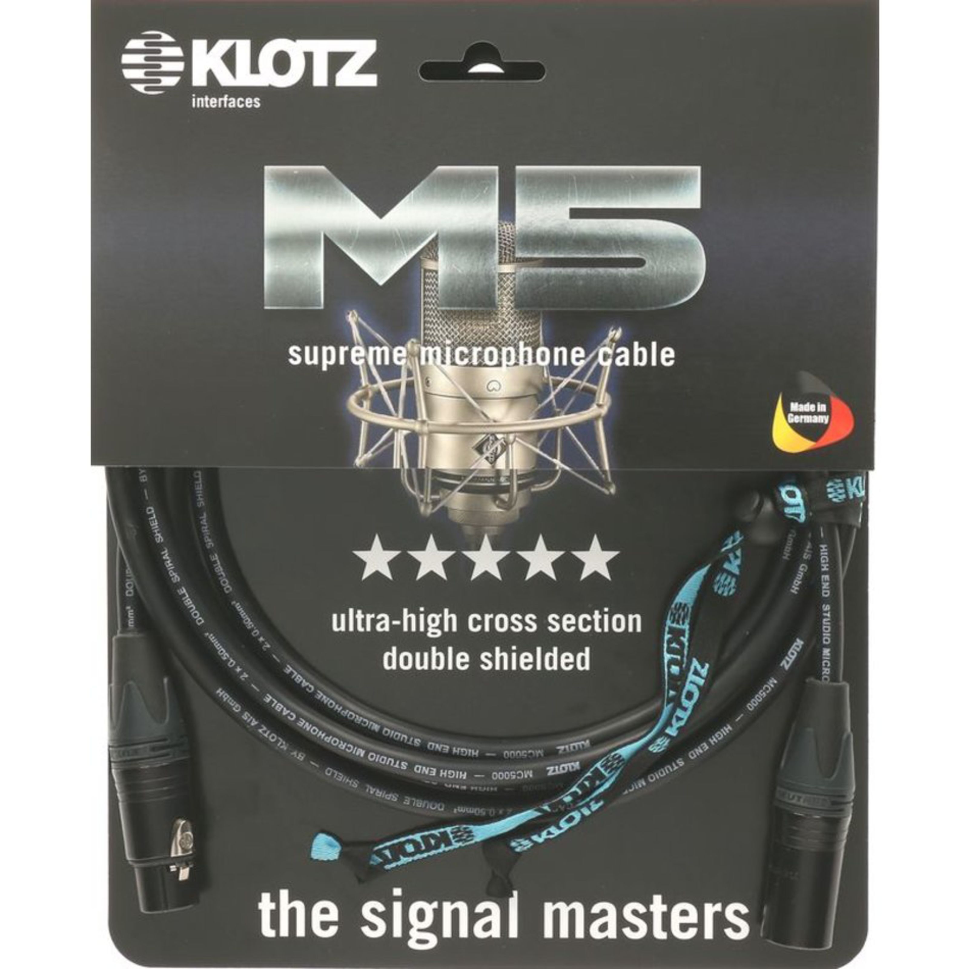 Klotz - M5FM03 M5 Mikrofonkabel 3 m