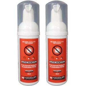 Handler Hygieneschaum / Händedesinfektionsmittel 2x 50ml Spenderflasche (alkoholfrei)