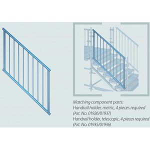 Geländer für Universal-Treppenwange 1.00 x 1.50 m,