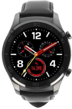 Huawei Watch 2 classic grau mit Lederarmband schwarz Grau