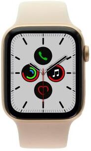 Apple Watch Series 5 Aluminiumgehäuse gold 44mm mit Sportarmband sandrosa (GPS+Cellular)