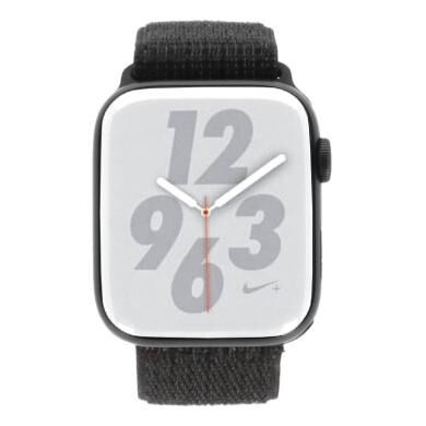 Apple Watch Series 5 Nike+ Aluminiumgehäuse grau 44mm mit Sport Loop schwarz (GPS + Cellular) grau