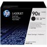 HP 90X 2er-Pack Schwarz Original LaserJet Tonerkartuschen mit hoher Reichweite