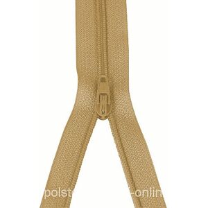 polstereibedarf-online Reißverschluss Meterware mit Metall Schieber Beige