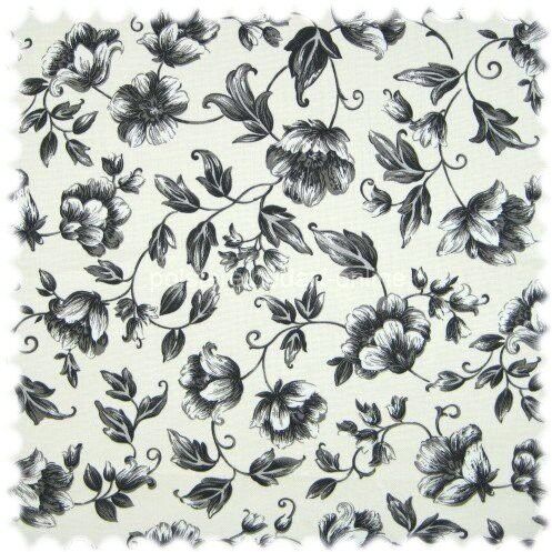 polstereibedarf-online Floral Flachgewebe Möbelstoff Sonya Grau mit Farbdruck im Englisch Leinen Look polstereibedarf-online Floral Flachgewebe Möbelstoff Sonya Grau mit Farbdruck im Englisch Leinen Look