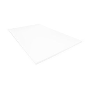polstereibedarf-online Schaumstoff Platte Weiß 200cm x 130cm x 4cm RG 40/55 hohe Festigkeit
