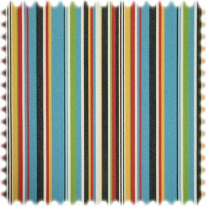 polstereibedarf-online UV Beständiger Outdoor & Boot Möbelstoff Solar Stripe Multicolour mit Sanitize