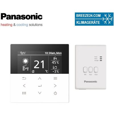 Panasonic Aquarea CZ-RTW2TAW1C zusätzliche Kabel-Fernbedienung mit WiFi für Geräte der M Generation Panasonic Aquarea CZ-RTW2TAW1C zusätzliche Kabel-Fernbedienung mit WiFi für Geräte der M Generation
