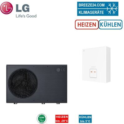 LG THERMA V Set Monobloc HM091HF.UB40 + PHCS0 Kontrolleinheit 9 kW 230 V R290 LG THERMA V Set Monobloc HM091HF.UB40 + PHCS0 Kontrolleinheit 9 kW 230 V R290
