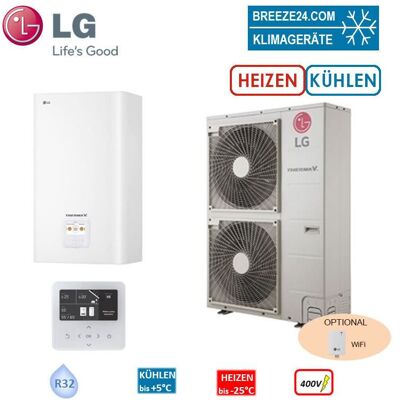 LG THERMA V Wärmepumpen Set HU163MRB.U30 + HN1600MC.NK1 Wärmepumpe + Hydromodul 16,0 kW 400 V LG THERMA V Wärmepumpen Set HU163MRB.U30 + HN1600MC.NK1 Wärmepumpe + Hydromodul 16,0 kW 400 V