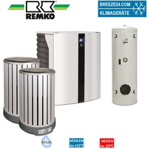 Remko Set Wärmepumpe HTS 260 Paket Köln (Alu/Holzoptik) 15,0 kW