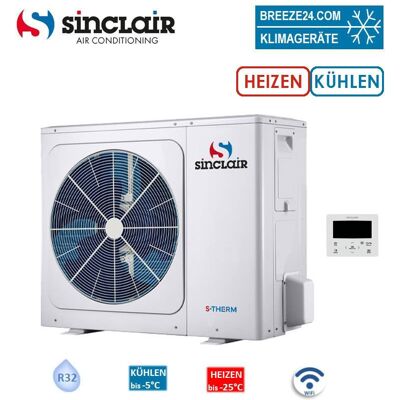 Sinclair S-THERM YUKON MSH-80EB Wärmepumpe Außengerät 8,3 kW / 8,4 kW zum Heizen und Kühlen Sinclair S-THERM YUKON MSH-80EB Wärmepumpe Außengerät 8,3 kW / 8,4 kW zum Heizen und Kühlen