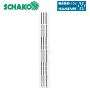Schako Deckenschlitzauslass 3 schlizig DSX-XXL-P3-Zuluft L=600-1000 mm mit Anschlusskasten