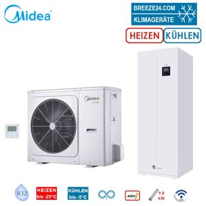 Midea Thermal Arctic Set MHA-V10W/D2N8-B + HBT-A100/240CDS90GN8-B Wärmepumpe + Hydromodul 240 L WiFi