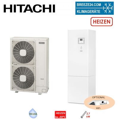 Hitachi Yutaki S80 Combi 14 kW RAS-5WHVNPE + RWH-5.0VNFE + DWHS260S-2.7H2E Wärmepumpe Speicher 260 L Hitachi Yutaki S80 Combi 14 kW RAS-5WHVNPE + RWH-5.0VNFE + DWHS260S-2.7H2E Wärmepumpe Speicher 260 L