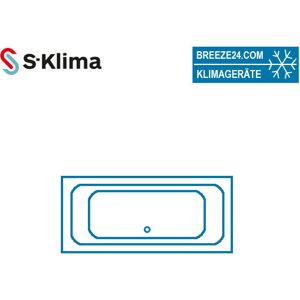 S-Klima GAW04P Glykolauffangwanne mit Ölabscheider aus Edelstahl für Serie SAX