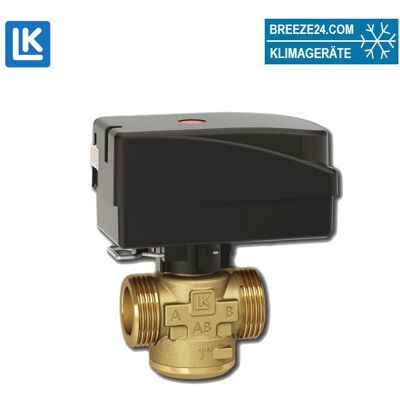 LK Armatur LK 525 3W Umschaltventil SET mit Motor 230VAC + 1 m Kabel Außengewinde Rp 3/4 LK Armatur LK 525 3W Umschaltventil SET mit Motor 230VAC + 1 m Kabel Außengewinde Rp 3/4