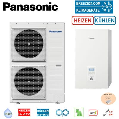 Panasonic Set Aquarea T-CAP Generation H WH-UX12HE8 + WH-SXC12H9E8 Hydromodul 12 kW Heizstab 9 kW Panasonic Set Aquarea T-CAP Generation H WH-UX12HE8 + WH-SXC12H9E8 Hydromodul 12 kW Heizstab 9 kW