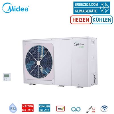 Midea Monoblock MHC-V14W/D2RN8-B Luft/Wasser-Wärmepumpe Heizen 14 kW Kühlen 12 kW R32 400 V WiFi Midea Monoblock MHC-V14W/D2RN8-B Luft/Wasser-Wärmepumpe Heizen 14 kW Kühlen 12 kW R32 400 V WiFi