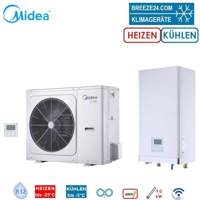 Midea Thermal Arctic Set MHA-V12W/D2RN8-B + HB-A160/CDS90GN8-B Wärmepumpe + Hydromodul WiFi R32 Midea Thermal Arctic Set MHA-V12W/D2RN8-B + HB-A160/CDS90GN8-B Wärmepumpe + Hydromodul WiFi R32