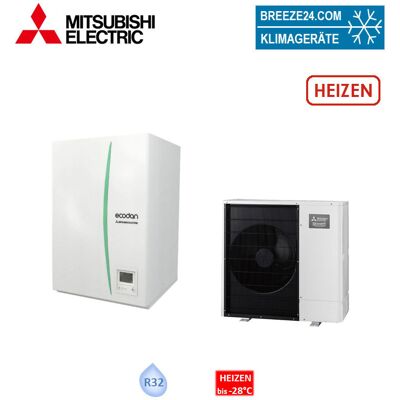 Mitsubishi Electric Set PUD-SHWM120VAA + ERSD-VM2D 12,0 kW Wärmepumpe + Hydromodul 230VAC R32 Mitsubishi Electric Set PUD-SHWM120VAA + ERSD-VM2D 12,0 kW Wärmepumpe + Hydromodul 230VAC R32