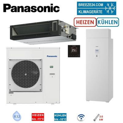 Panasonic Set Aquarea EcoFleX WH-ADF0309J3E5CM + S-71WF3E + CU-2WZ71YBE5 WiFi 8.0 kW 185 Liter Panasonic Set Aquarea EcoFleX WH-ADF0309J3E5CM + S-71WF3E + CU-2WZ71YBE5 WiFi 8.0 kW 185 Liter