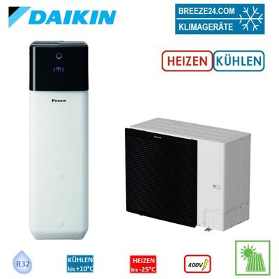Daikin Altherma 3 R ECH2O Set ERLA11DW1 + EBSX11P30D Wärmepumpe + Hydromodul mit Speicher 300 Liter Daikin Altherma 3 R ECH2O Set ERLA11DW1 + EBSX11P30D Wärmepumpe + Hydromodul mit Speicher 300 Liter