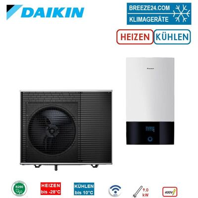 Daikin Altherma 4 H W Set EPSK12AW1 + EPBX14A9W Wärmepumpe+Hydromodul 12 kW WiFi R290 Heizstab 9 kW Daikin Altherma 4 H W Set EPSK12AW1 + EPBX14A9W Wärmepumpe+Hydromodul 12 kW WiFi R290 Heizstab 9 kW