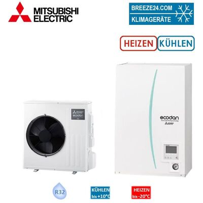 Mitsubishi Electric Set 9.13 SUZ-SWM80VA + ERSD-YM9D Wärmepumpe + Hydromodul Kühlen/Heizen 6,5 kW Mitsubishi Electric Set 9.13 SUZ-SWM80VA + ERSD-YM9D Wärmepumpe + Hydromodul Kühlen/Heizen 6,5 kW