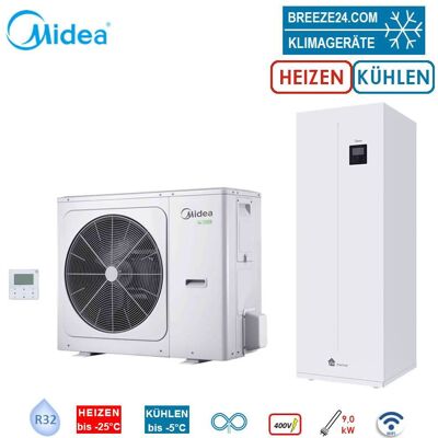 Midea Thermal Arctic Set MHA-V10W/D2N8-B + HBT-A100/240CDS90GN8-B Wärmepumpe + Hydromodul 240 L WiFi Midea Thermal Arctic Set MHA-V10W/D2N8-B + HBT-A100/240CDS90GN8-B Wärmepumpe + Hydromodul 240 L WiFi