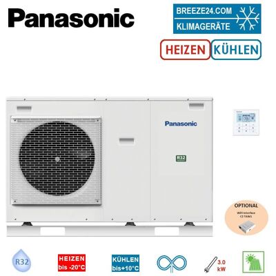 Panasonic Aquarea LT Generation J WH-MDC07J3E5 Monoblock Kompakt Wärmepumpe 7,0 kW Heizen + Kühlen Panasonic Aquarea LT Generation J WH-MDC07J3E5 Monoblock Kompakt Wärmepumpe 7,0 kW Heizen + Kühlen