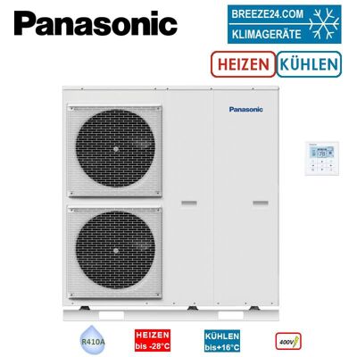 Panasonic Aquarea T-CAP Generation H WH-UQ09HE8 Split Wärmepumpe Luft/Wasser 9 kW 400 V Panasonic Aquarea T-CAP Generation H WH-UQ09HE8 Split Wärmepumpe Luft/Wasser 9 kW 400 V