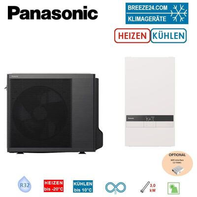 Panasonic Set Aquarea LT Generation K WH-UDZ09KE5 + WH-SDC0309K3E5 Hydromodul mit Heizstab 3 kW Panasonic Set Aquarea LT Generation K WH-UDZ09KE5 + WH-SDC0309K3E5 Hydromodul mit Heizstab 3 kW